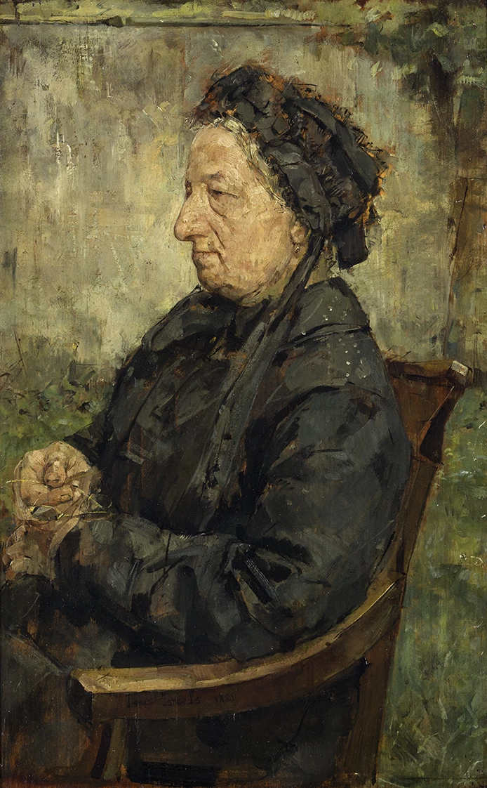 Isaac Israëls - 117, Ritratto della signora R. Schaap, Hijmans, Groninger Museum